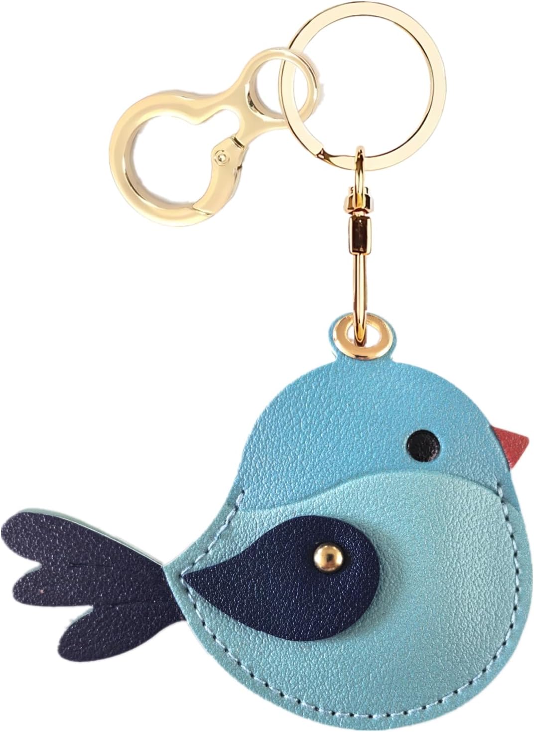 Cute Leather Keychain Holder Case for Apple Air Tag