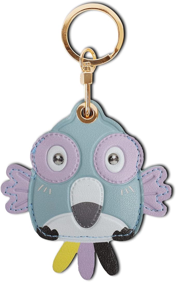 Cute Leather Keychain Holder Case for Apple Air Tag